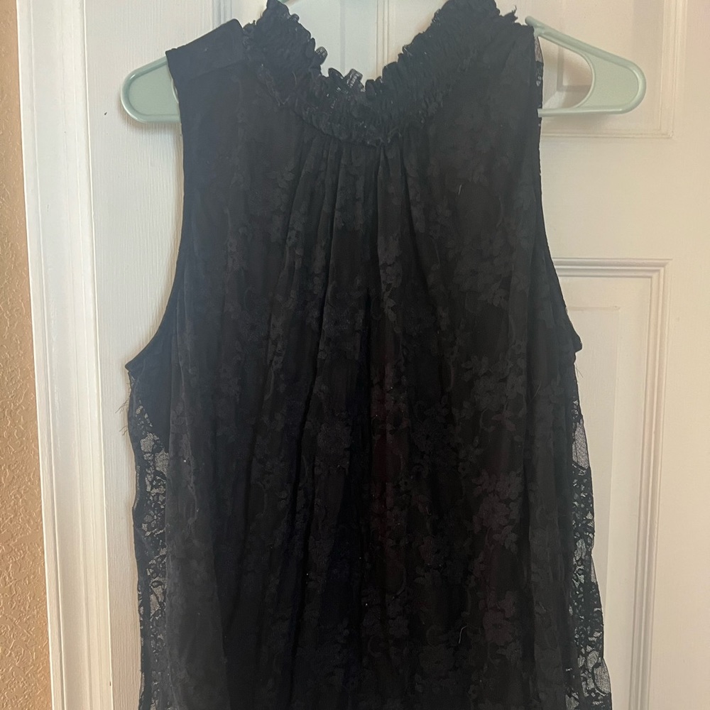 Beautiful black lace blouse
